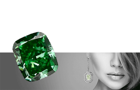 FANCY YELLOW GREEN 0.282ct/0.245ct ていたい RCT